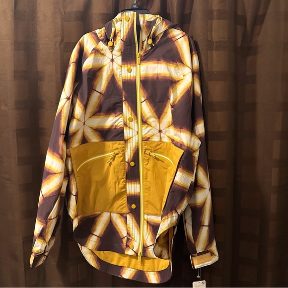 NWT FP Movement Singin' In The Rain Packable Jacket in Golden Shibori Small $198 - Picture 6 of 10
